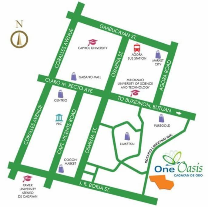 S&K One Oasis 2Br Condo Unit 2506 Cagayan de Oro Ngoại thất bức ảnh